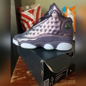 Purple Jordans women 8 or kids 6.5